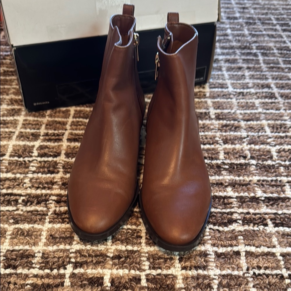 Coach Brown Leather Boots